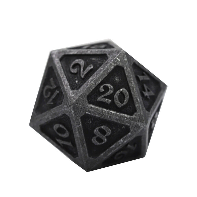 D20 Dice Metal Mythica (Simple)