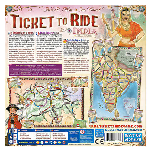 Ticket to Ride India Expansion