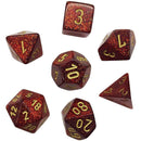 D7 Die Set Dice Glitter Polyhedral (7 dés)