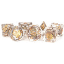 Jeu de dés polyédriques en résine MDG 16 mm