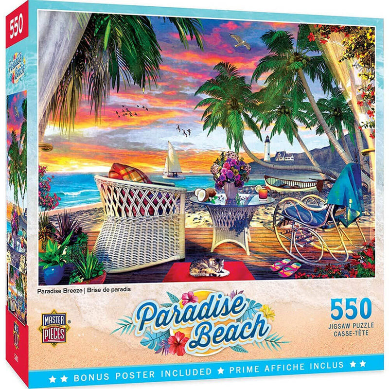 MasterPieces Paradise Beach 550-Teile-Puzzle
