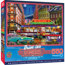 Drive-Ins Diners &amp; Dives 550-Teile-Puzzle