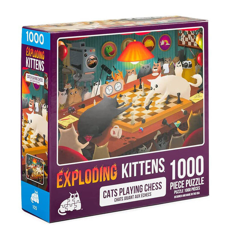 Explodierende Kätzchen Katzen 1000 Teile Puzzle