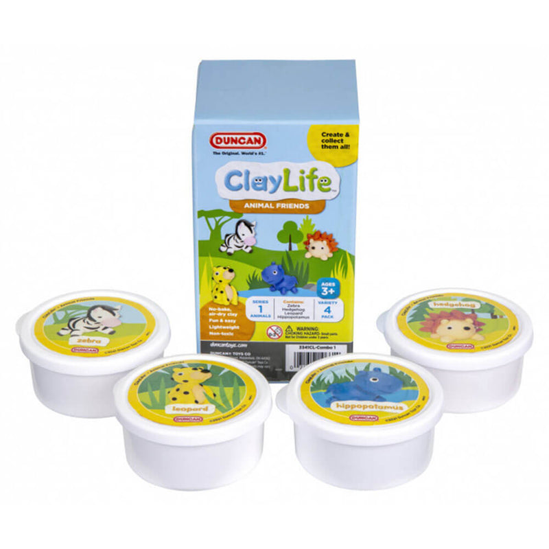 Duncan ClayLife Animal Friends 4er-Pack Combo