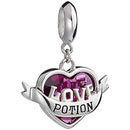 Charm Philtre d'Amour Harry Potter en Argent avec Cristal