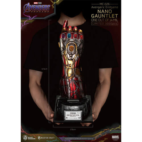 Beast Kingdom Master Craft Avengers Endgame Nano Gauntlet