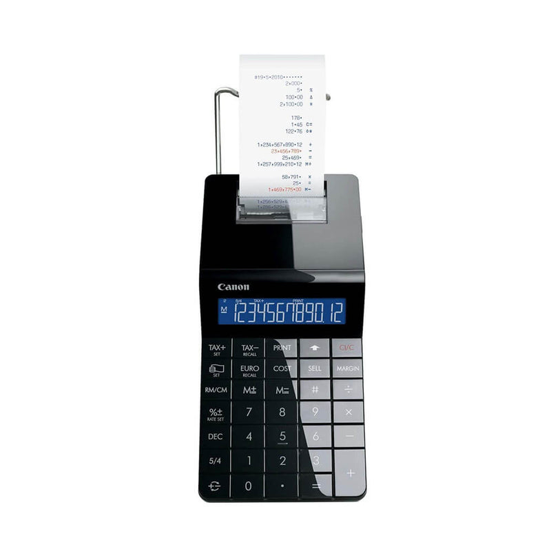 Calculatrice d'impression portable à 12 chiffres de Canon