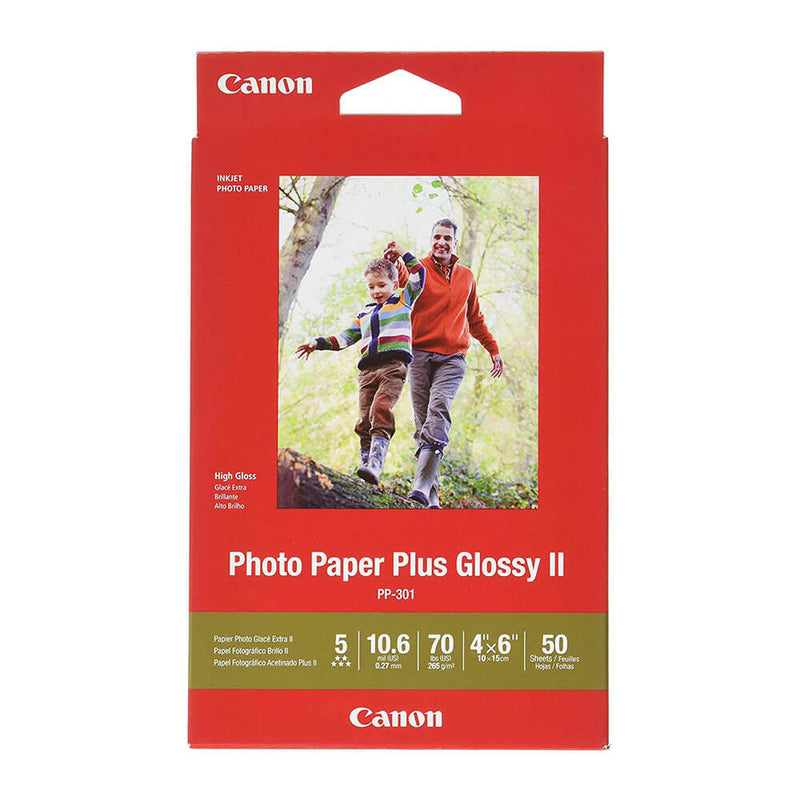 Canon Fotopapier, glänzend, 265 g/m², 4 x 6 Zoll