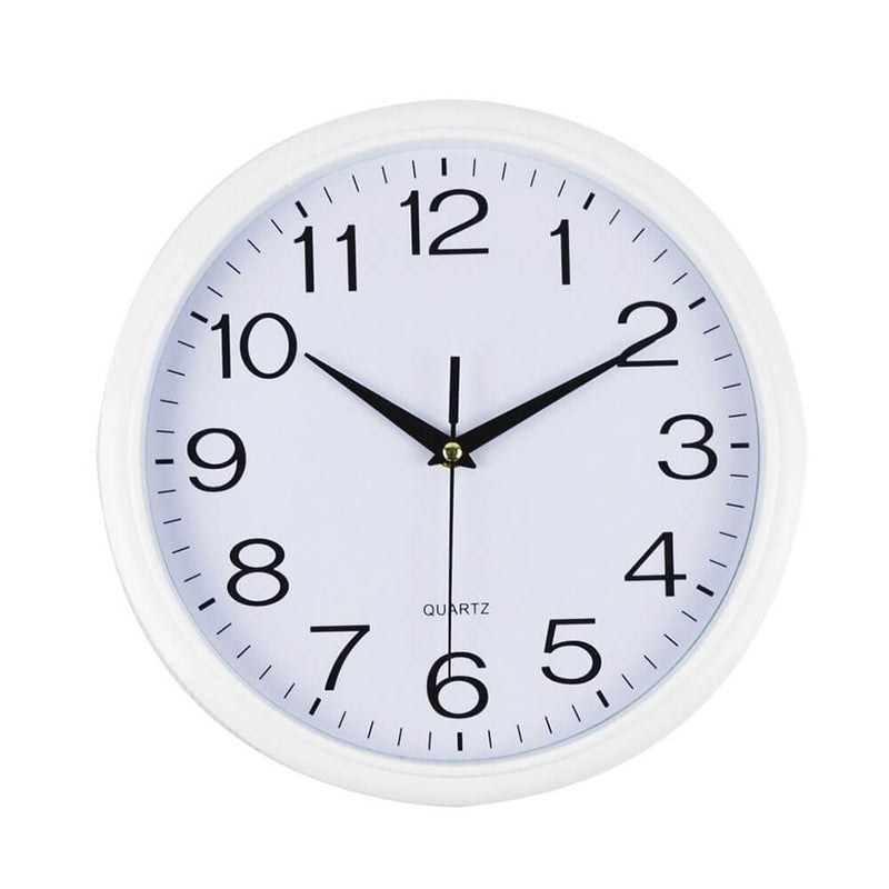 Italplast Horloge Ronde 30cm Cadran Blanc