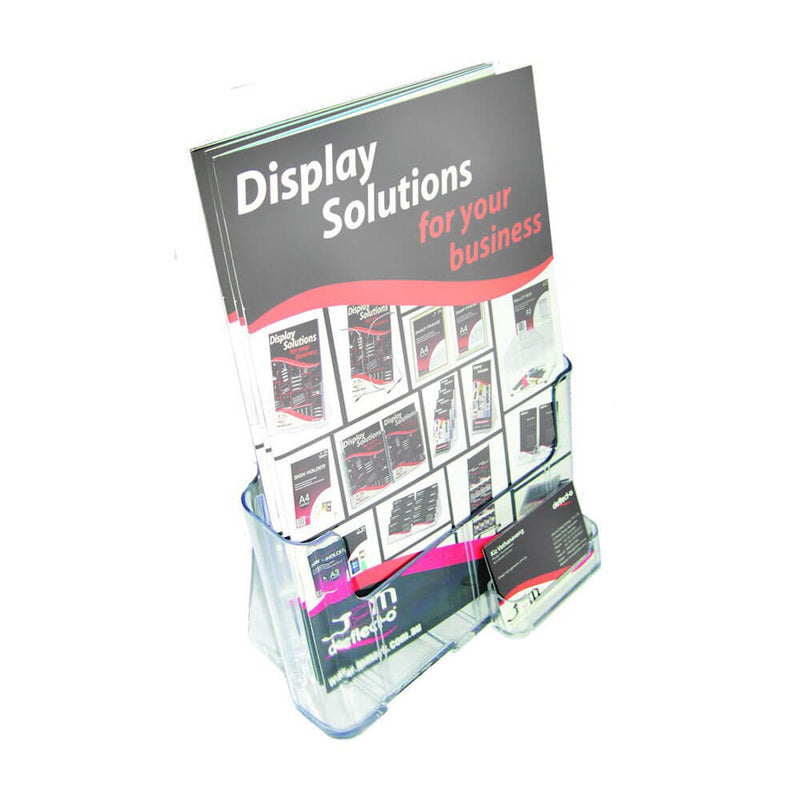 Deflecto Broschüre mit Visitenkartenhalter