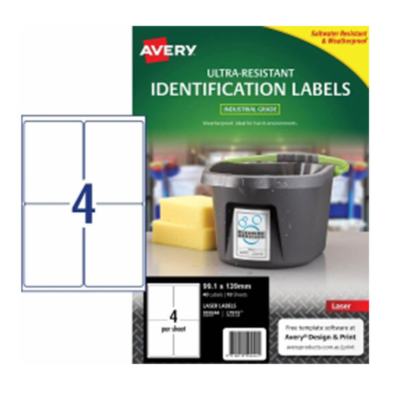 Avery Ultra Resistant Laser Label 10er-Pckg