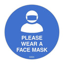 Durus selbstklebender Bodenaufkleber (250 mm)