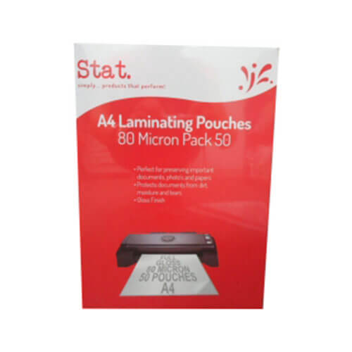 Stat Laminating Pouch 80 Micron (50pk)