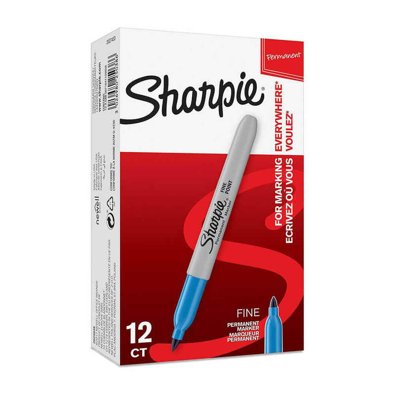 Sharpie marqueur fin permanent 1,0 mm (12pk)