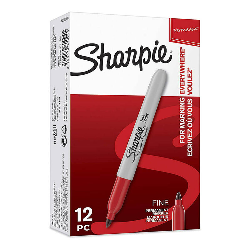 Sharpie Permanent-Feinmarker 1,0 mm (12 Stück)