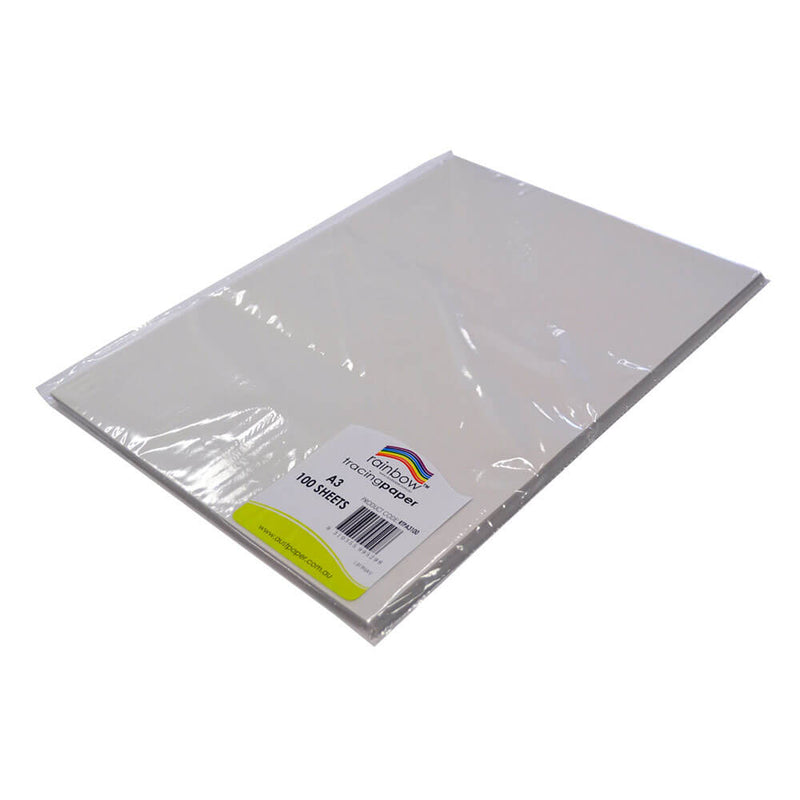 Regenbogen-Pauspapier, 90 g/m² (100 Stück)