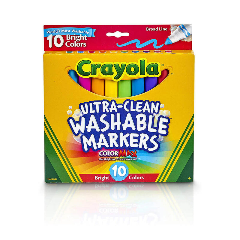 Marqueurs Broadline lavables Crayola 10pk