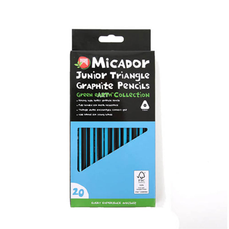 Micador Junior Triangle Graphitstifte (20 Stück)