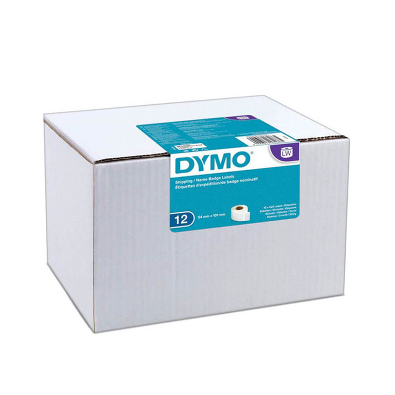 Dymo Shipper Paper Label 54 x 101 mm Weiß
