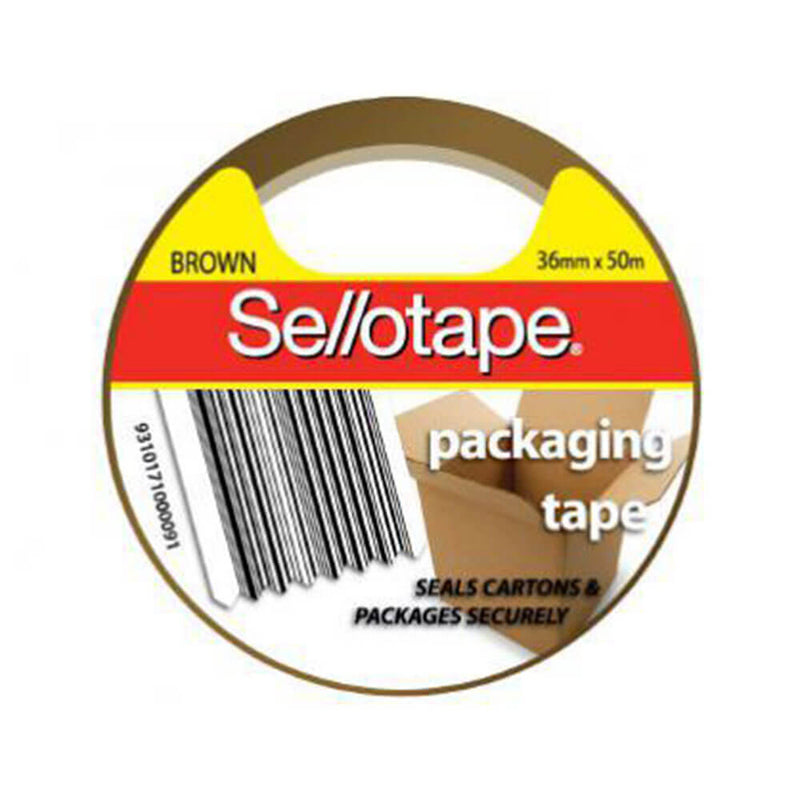 Ruban d'emballage Sellotape (marron)