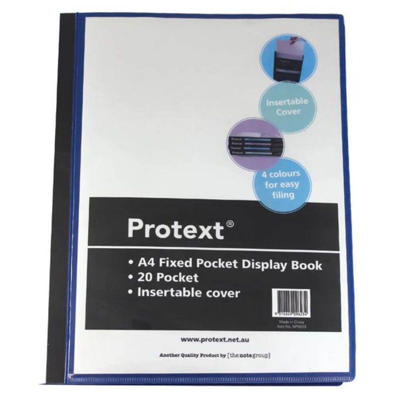 Protext Insert Cover Display Book A4 (Noir)