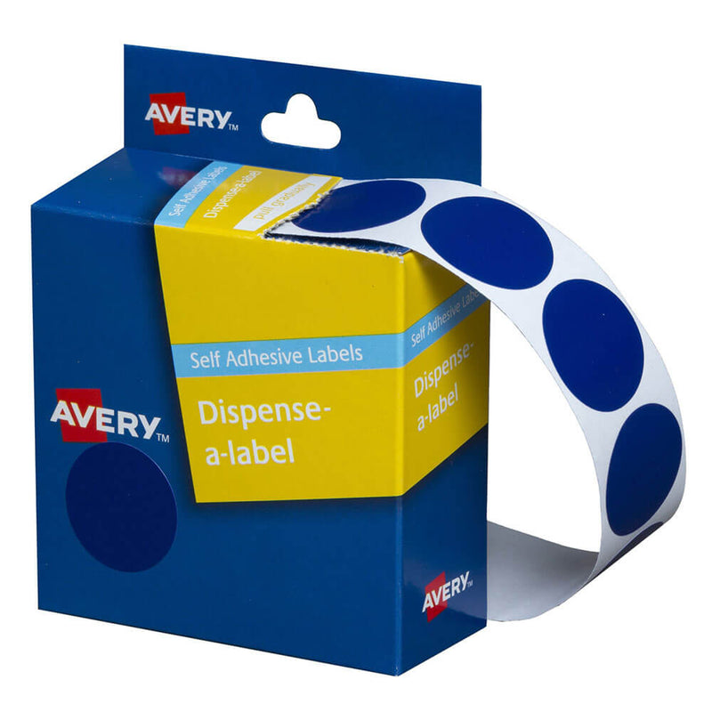 Avery Étiquettes autocollantes à pois 24 mm (500 pièces)