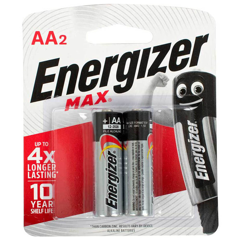 Piles alcalines Energizer (paquet de 2)