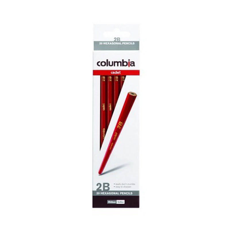 Columbia Cadet Hexagon Lead Pencils (20/boîte)