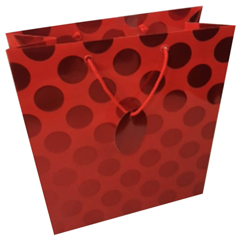 Sac cadeau Ozcorp Foil Dot (rouge)