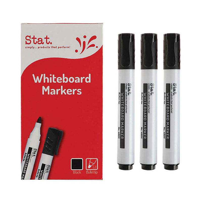  Stat Whiteboard-Marker mit runder Spitze, 2,0 mm (12er-Box)