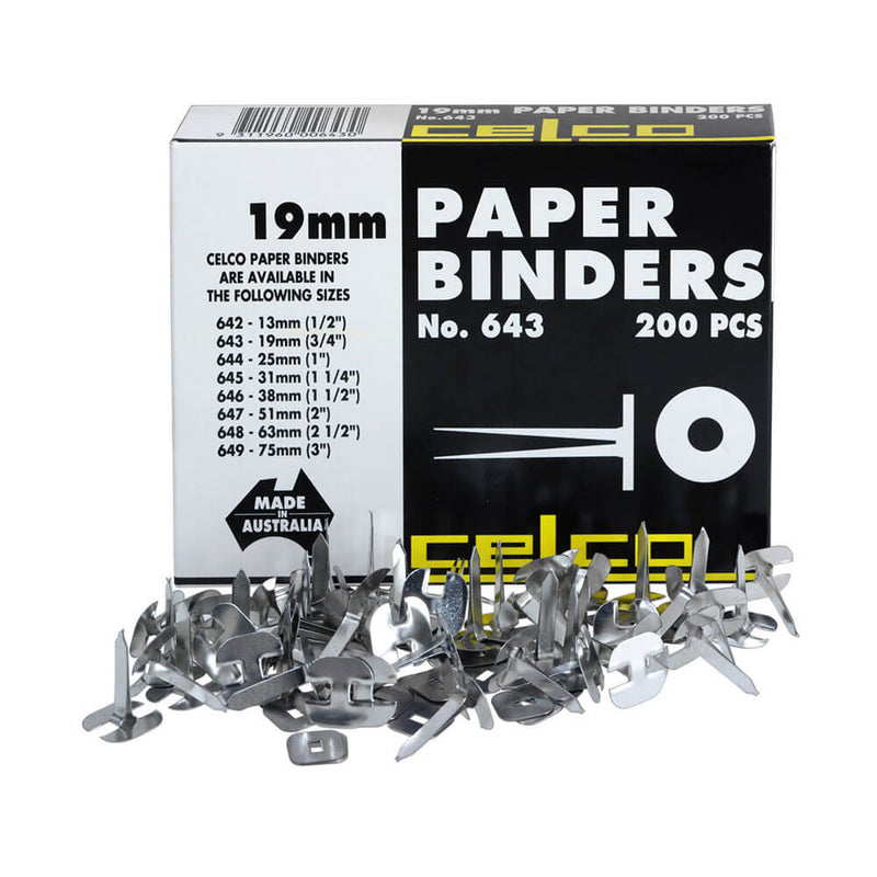 Esselte-Papierbinder (Karton mit 200 Stück)