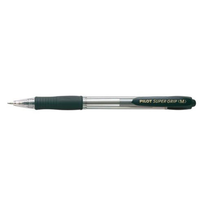 Pilot BPGP Super Grip einziehbarer mittlerer Stift 12 Stück