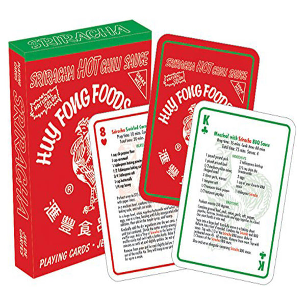 Sriracha Recipes Playing Cards